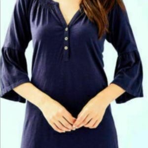 Lily Pulitzer Navy Tiegen Dress sz Small
